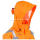 Men's Waterproof High-Visibility Orange Work Jacket